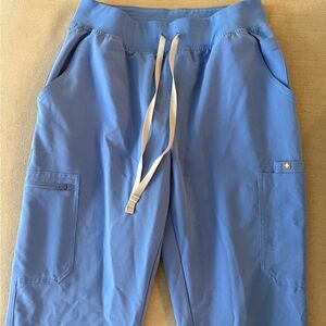 Women's Ceil Blue High Waisted Yola Skinny scrub pants